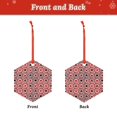 thumbnail image 2 of Hirioo Poker for Acrylic Christmas Pendant Hanging Christmas Tree Ornaments, Car, Home, Office Gift Decor-Hexagon, 2 of 7