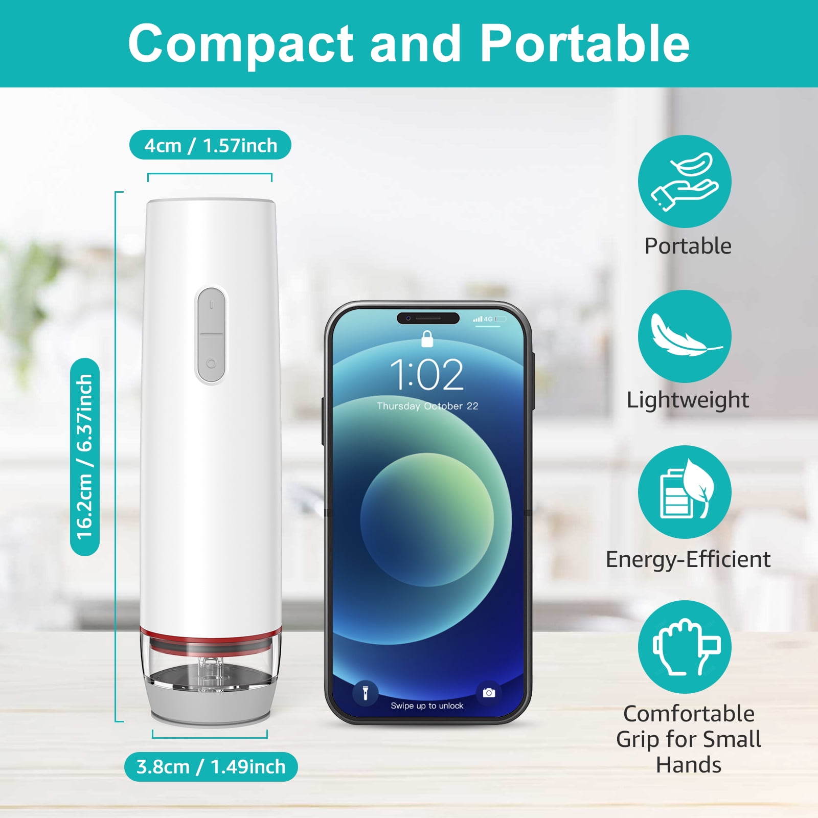 BoxLegend Vacuum Sealer, Powerful Handheld Vacuum Sealer Machine for Food with 30 Reusable Vacuum Sealer Bags