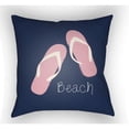thumbnail image 3 of Surya CC004-2020 Carolina Coastal Outdoor Medium Throw Pillow, 20 x 20 x 4 in. - Bright Pink & Violet, 3 of 3