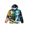 thumbnail image 2 of Corpse Bride The Couple Big Print Long Sleeve Adult Hooded Sweatshirt-Small, 2 of 7