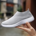 thumbnail image 4 of Zapatos Mocasines casuales Respirar de deporte casuales Cómodas para el uso diario (Gris 39) Wdftyju Tenis De Mujer Tenis De Hombre, 4 of 5