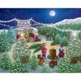 thumbnail image 3 of Kruskamp, Janet 24x20 Black Modern Framed Museum Art Print Titled - A LOT of Christmas Trees, 3 of 5