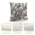 thumbnail image 4 of YANMS Pillowcase for Hair and Skin Cactus Super with Zipper Closure for Bed Cushion Cover for Sofa Bed Car Chair,Gifts for Women Men White, 4 of 5