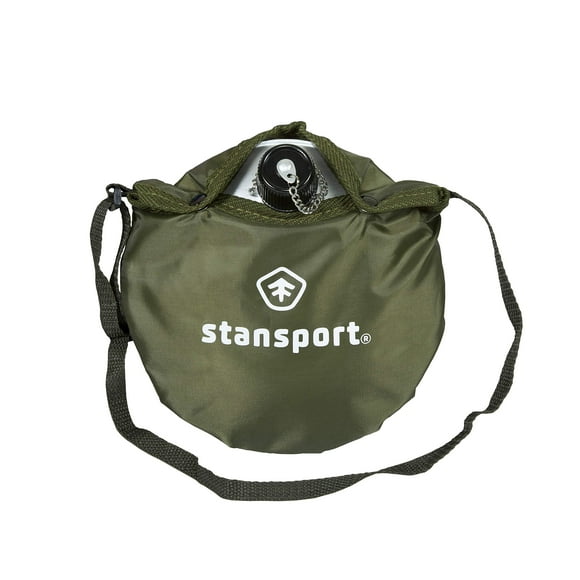 Cantimplora Stansport de Aluminio Verde Scout 950 ml