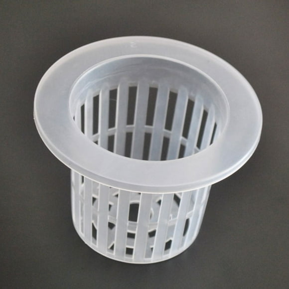 maskred Dia 100mm Hydroponic Plant Mesh Pot Planting Container Aeroponic Grow Nursery Net Cup Vegetable Planting Boxs Lettuce Black