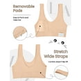 thumbnail image 3 of Livona Training Bras for Girls-Sports Bra, Fitness Bra, Padded Everyday Bra Bralette,Crop Cami Tank Top (6-14), 3 of 6