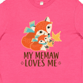 thumbnail image 4 of Inktastic Memaw Loves Me Fox Gift Youth T-Shirt, 4 of 5