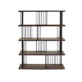 thumbnail image 2 of DAVEE Modern & Contemporary Antique Wood 4-tier Bookcase, 2 of 6