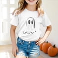 thumbnail image 2 of boobe Toddler Girls Halloween Shirt Cute Tee Tops Spooky Season Fall Clothes, 2 of 5