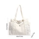 thumbnail image 3 of Xihbxyly Bolso Tote de Gran Capacidad para Mujer, Diseño de Lona Multibolsillos, Moderno Bolso de Hombro con Borlas, Ideal para Ir de Compras, Viajar, Trabajar, Un Regalo Elegante para Ella, 39 X 27, 3 of 6