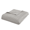 thumbnail image 4 of Comfort Spaces 3-Piece Micorfiber Mini Bed in A Bag Quilt Set, King, Light Gray, Kienna All Season Reversible Blanket, 4 of 10