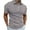 Dark Gray, variant on Men's Polo Shirts With Collar Big And Tall Under $10 Summer Zippered Lapel Short Sleeved Top