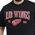 thumbnail image 5 of Men's G-III Sports by Carl Banks  Black Detroit Red Wings Adaptive Classic Team Graphic T-Shirt, 5 of 6