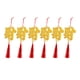 thumbnail image 5 of Adornos colgantes de Año Nuevo chino, amuletos de la suerte para interiores y exteriores. Cai personaje 6 piezas, 5 of 9