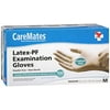 CareMates Latex-PF Examination Gloves, Medium, 100 Count
