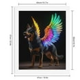 thumbnail image 2 of Paint by Numbers Kit for Adults, Fantasy Dog With Rainbow Wings Paint by Numbers, Easy Paint by Numbers Kit for Adults Beginner, DIY Adult Paint by Number Kits on Canvas, 12x16in Home Decor, 2 of 7