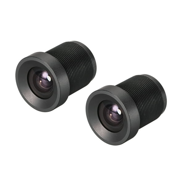 2Pcs Camera Lens 3.6mm Focal Length 720P F2.0 1/3 Inch Wide Angle for CCD Camera