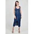 thumbnail image 5 of Vestido denim con cierre Roman Fashion /Juvenil, 14774 (Azul dark) azul oscuro M, 5 of 5