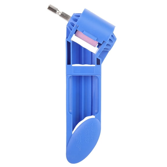 Electric Drill Sharpening Tool, Portable Blue Corundum Grinding Wheel Drill Bit Sharpener