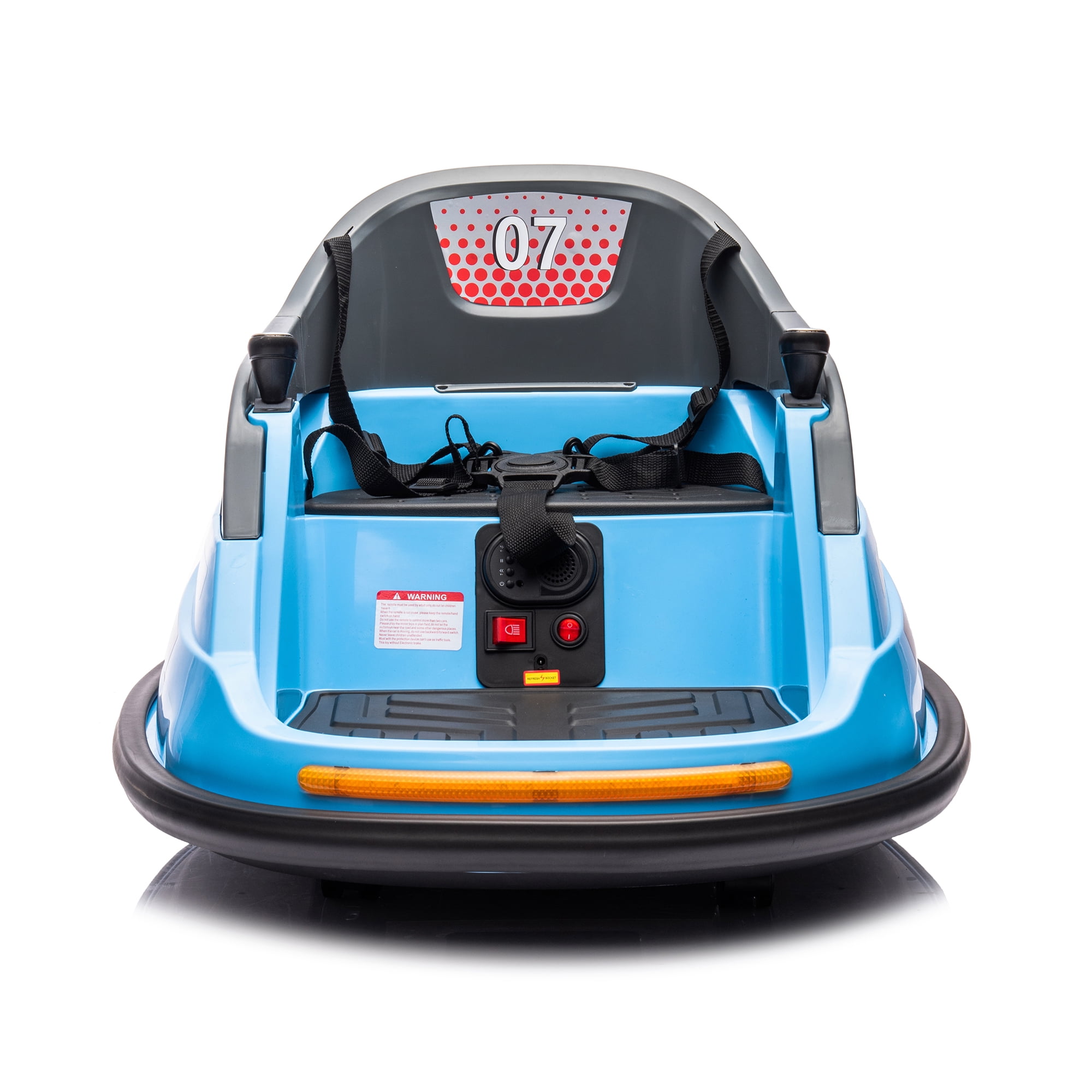 CIPACHO 12V Ride On Electric Bumper Car for Kids and Toddlers with Remote Control, LED Lights, Bluetooth, Baby Bumping Toy Cars Gifts for 18 Months, Blue CIPACHO 12V Ride On Electric Bumper Car for Kids and Toddlers with Remote Control, LED Lights, Bluetooth, Baby Bumping Toy Cars Gifts for 18 Months, Blue