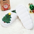 thumbnail image 6 of BadPiggies Christmas Tree Slippers for Womens Mens Plush Warm Cute Cartoon Slippers Fuzzy House Slippers Christmas Gifts, 6 of 9