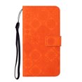 thumbnail image 2 of Feishell Flip Case Compatible with Samsung Galaxy A14 5G,Wallet Case with Card Holder Stand PU Leather Embossed Pattern Slim TPU Bumper Shockproof Magnetic Clasp Folio Phone Cover,Orange, 2 of 9