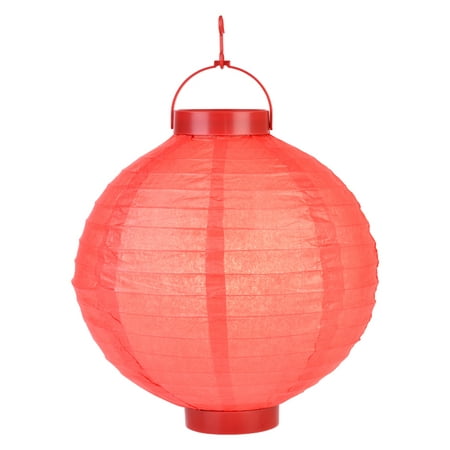 14 Red 16 Led Round Battery Operated Paper Lantern W Built In 14 Red 16 Led Round Battery Operated Paper Lantern W Built In Light Up Switch