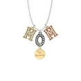 thumbnail image 2 of Delight Jewelry Goldtone Te Quiero Disc Multi-Colored Crystal Mom Charm Necklace, 2 of 5