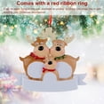 thumbnail image 4 of Colgante Feliz árbol de Navidad Adorno en forma de animal Colgante de ventana Festival Decoración de resina, 3 animales Noticed AP003824-02, 4 of 7