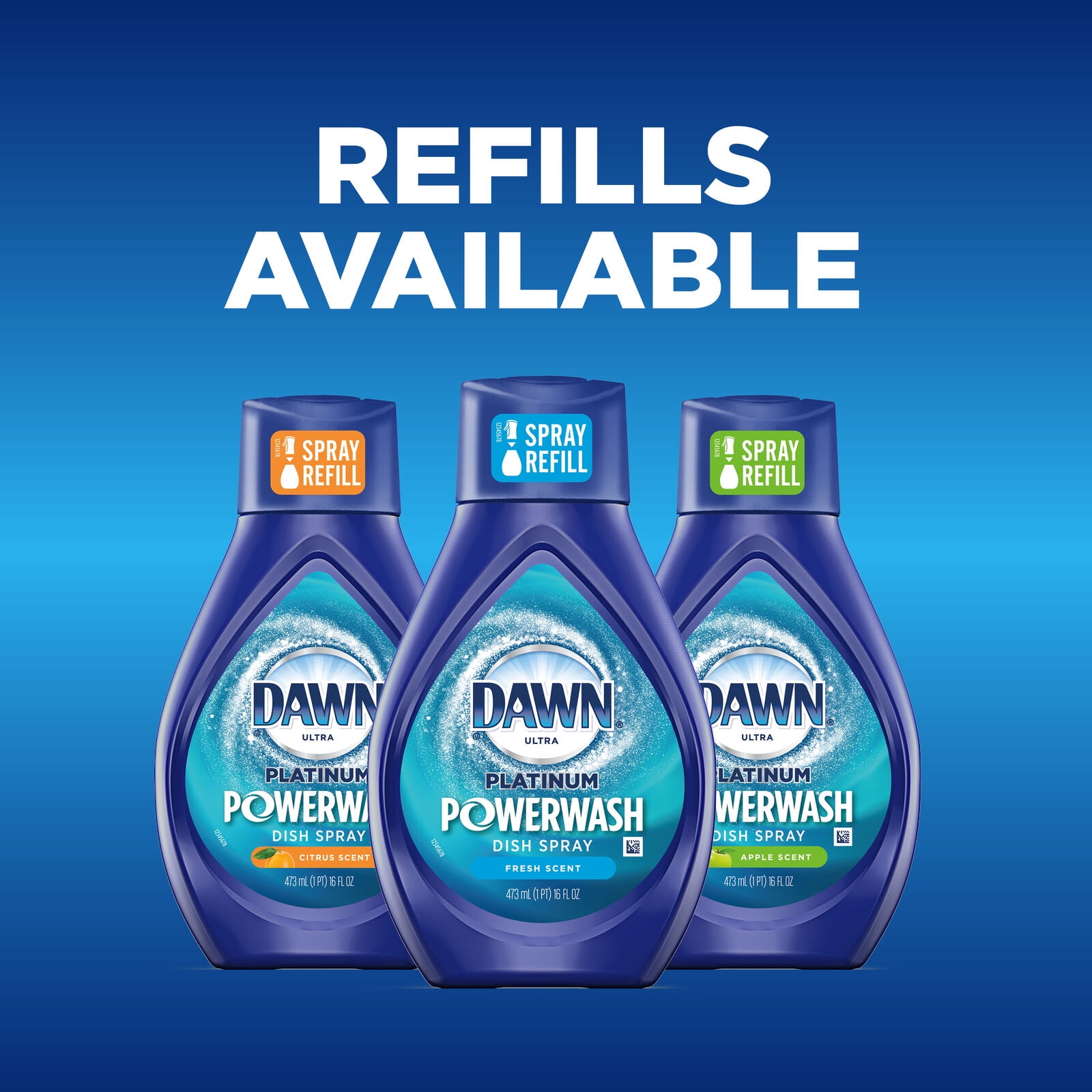 Dawn Platinum Powerwash 16 oz. Fresh Dishwashing Liquid 003700052364 - The  Home Depot