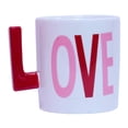 thumbnail image 1 of Taza Hometrends de Cerámica con Asa en forma de L Blanco, 1 of 4