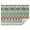 Teal and Orange, variant on Gray Floral Mandala and Leaf Pattern Rectangle Tablecloth 60"x84",Waterproof Polyester Rectangle Table Cloth, Wipeable Spillproof Polyester Tablecloth for Dining, Camping, Indoor and Outdoor
