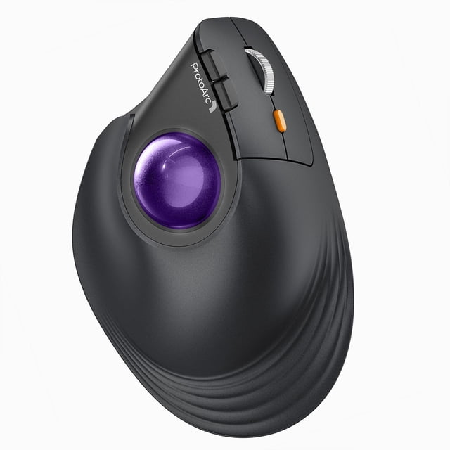 Ratón Trackball inalámbrico ProtoArc EM05 NL Bluetooth Púrpura
