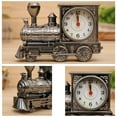 thumbnail image 4 of QJUHUNG Train Alarm Clock Unique Eye-Catching Exquisite Train Sporting Unique Gift For Motor Lovers Kids Students Bronze, 4 of 6