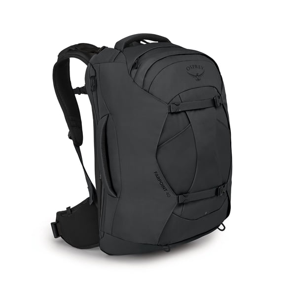 Mochila de viaje Osprey Farpoint 40L para hombre Tunnel Vision Grey