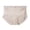 Beige, variant on HVOBTTY Women's Cotton High Waist Briefs Solid Color Underwear Breathable Multi Color Soft Skin Friendly Panties