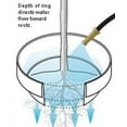 thumbnail image 3 of 3 Ea ~ 16 in, 20 in & 24 in Planting Rings. Round Edging, Deep Watering Trees, Roses & Plants, Black, 3 of 6