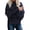 Blue, variant on Sweaters for Women Trendy Winter Women's Fashion Oversized Knitted Turtleneck Nylon Cotton Plus Size Women's Sweaters Womens Tops Brown M