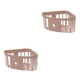 thumbnail image 2 of Toystoory Estante de Soporte de baño Soporte de almacenamiento Tamaño compacto Sin pinchazos Sin taladro Decoraciones de conveniencia Soporte Rosa 2Conjunto, 2 of 6