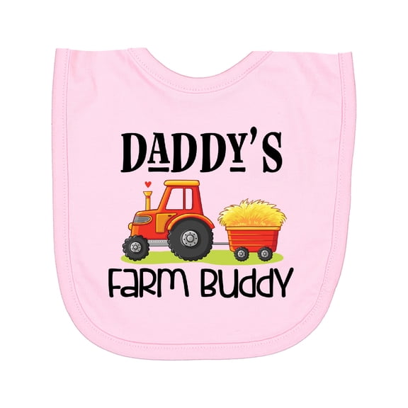 Inktastic Daddy Farm Buddy Cute Tractor Newborn Bib