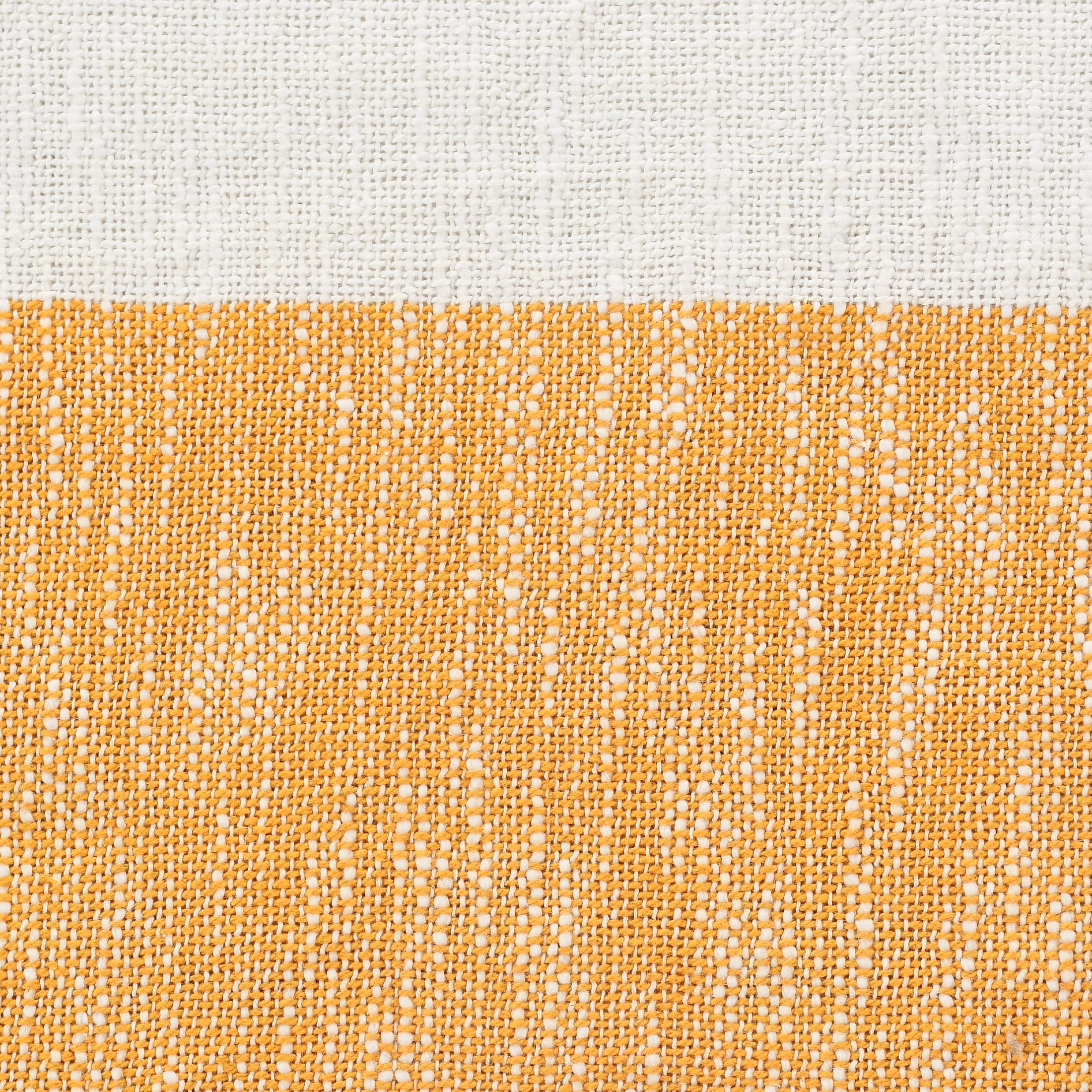 Ox Bay Yellow Coastal Striped Adult Cotton Throw Blanket, 50" x 60"