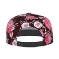 thumbnail image 4 of Haiem Rose Flowers Classic Snapback Cap Flat Bill Hat Baseball Cap Adjustable Size Cotton Dad Hat, 4 of 9