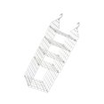 thumbnail image 3 of Organizador de armario colgante plegable de múltiples capas, de plástico, ideal para ropa, suéteres, toallas, pijamas, sombreros (uno grande y tres pequeños, blanco), 3 of 5