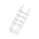 thumbnail image 3 of Organizador de armario colgante plegable de múltiples capas, de plástico, ideal para ropa, suéteres, toallas, pijamas, sombreros (uno grande y tres pequeños, blanco), 3 of 5