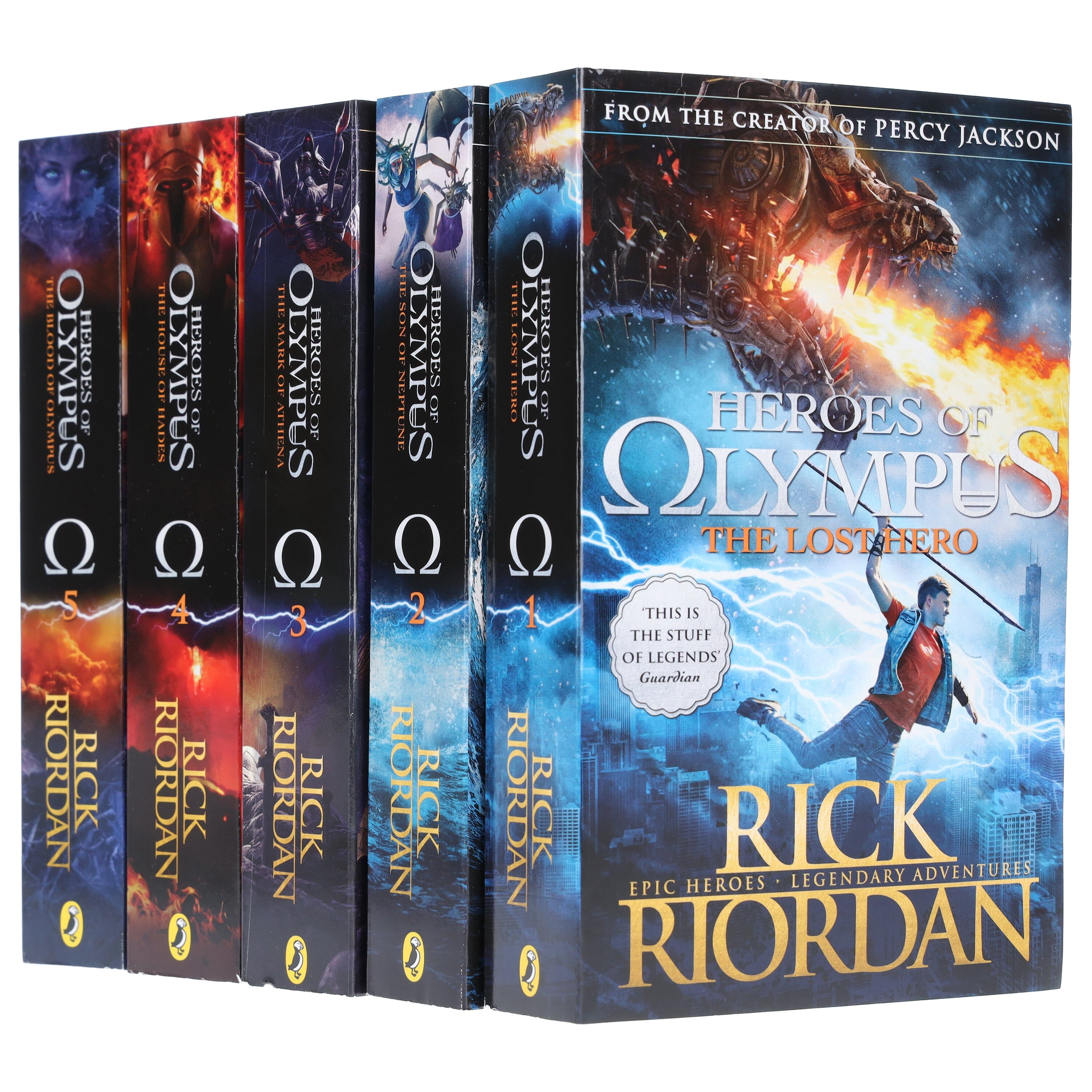 10th Anniversary Edition - Heroes of Olympus: Paperback Boxed Set