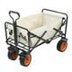 thumbnail image 4 of Carro De Camping, Carro De Camping Grueso De Gran Capacidad, Diseño Plegable Portátil Con Rueda Universal De 360 ​​grados Para Exteriores Cergrey Caqui, 4 of 8