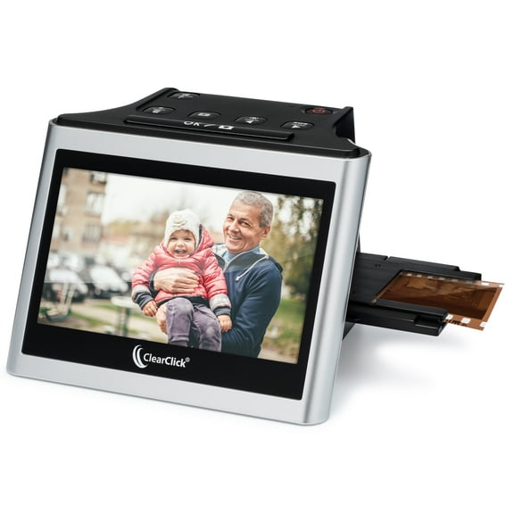 ClearClick Virtuoso 2.0 Film & Slide Scanner, with Extra Large 5" LCD Screen