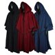 thumbnail image 1 of Disfraz Medieval con capucha para fiesta de Halloween, capa de monje para adultos, capa de guía de mago, ropa de Cosplay, Drama de escenario, 1 of 5