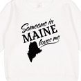 thumbnail image 3 of Inktastic Someone in Maine Loves Me Toddler Sweatshirt, 3 of 4