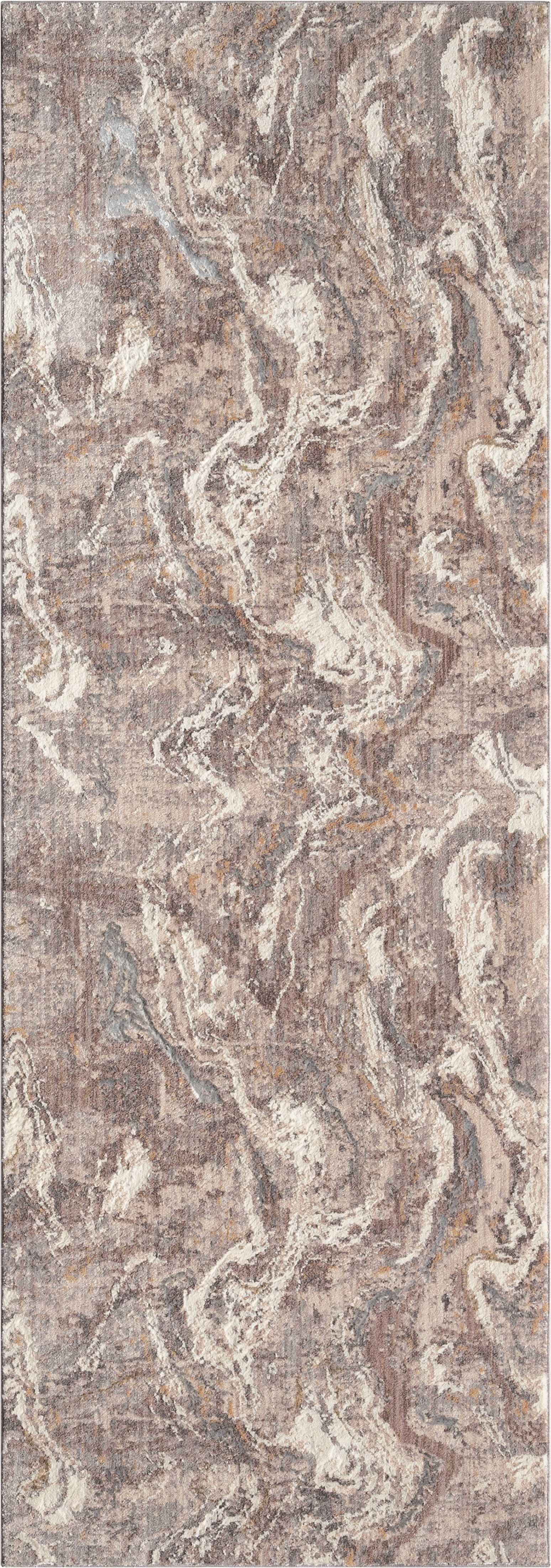 United Weavers Utopia Verona Contemporary Abstract Runner Rug, Grey, 2'7" x 7'2"